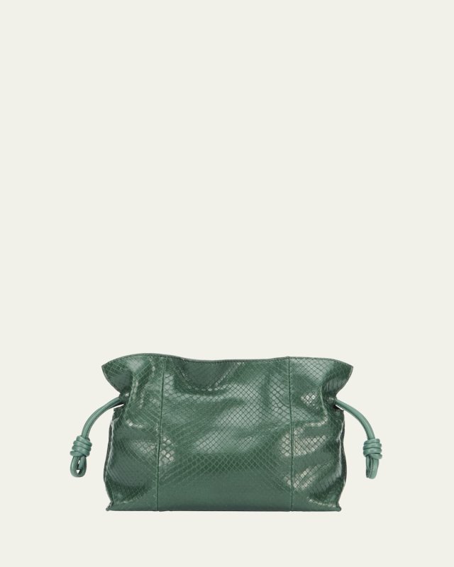 Flamenco Mini Clutch Bag in Python